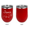 Dinosaurs Stainless Wine Tumblers - Red - Single Sided - Approval