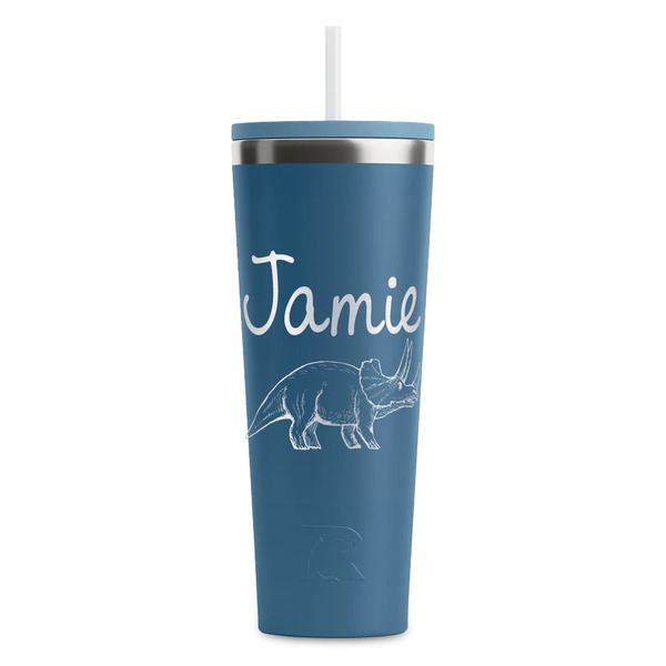 Custom Dinosaurs RTIC Everyday Tumbler with Straw - 28oz (Personalized)