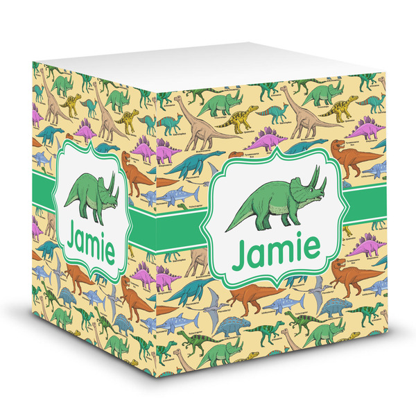 Custom Dinosaurs Sticky Note Cube (Personalized)