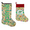 Dinosaurs Stockings - Side by Side compare