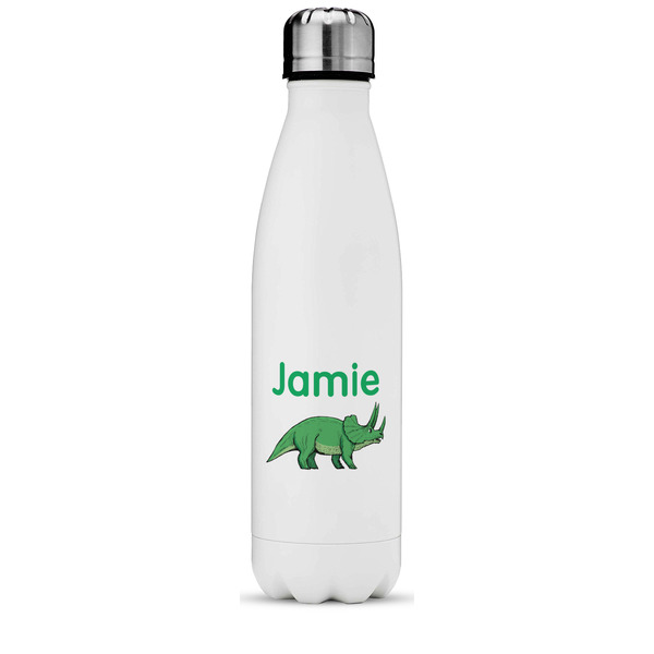 Custom Dinosaurs Water Bottle - 17 oz. - Stainless Steel - Full Color Printing (Personalized)