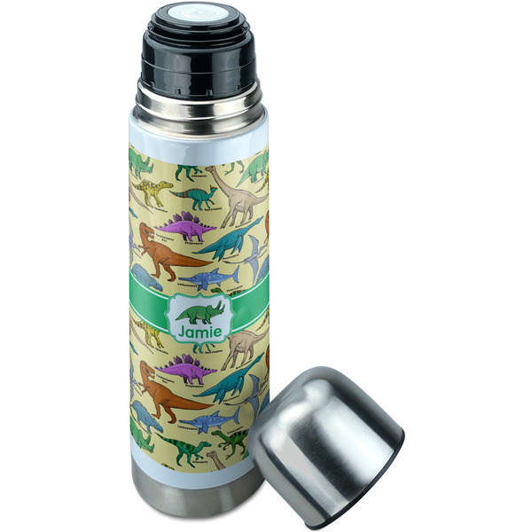Dinosaurs Thermos - Lid Off