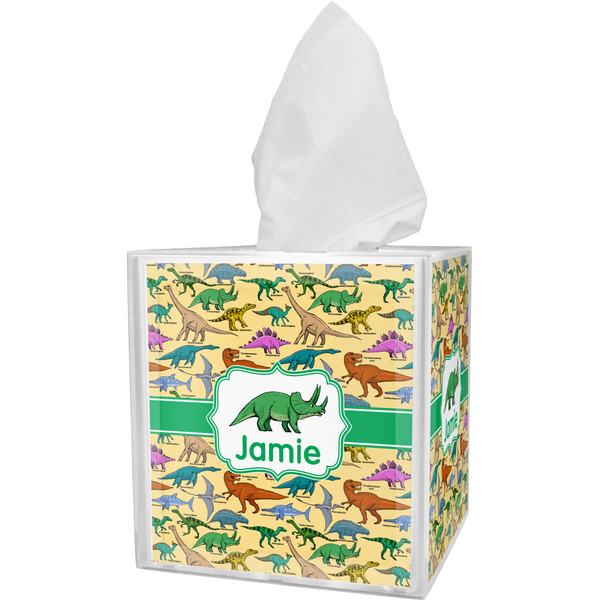 Custom Dinosaurs Tissue Box Cover (Personalized)