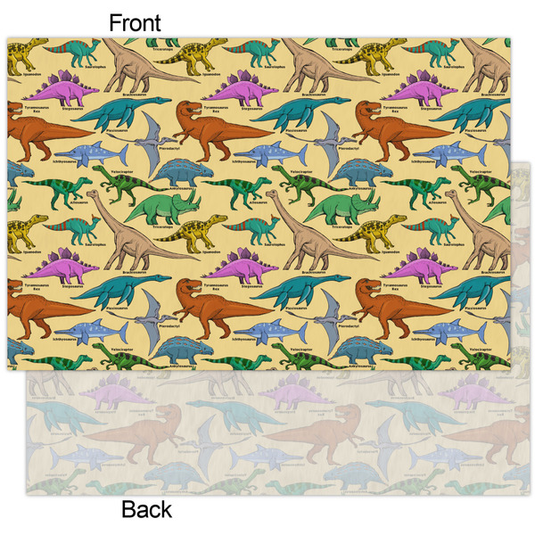Dinosaurs Tissue Paper - Heavyweight - XL - Front & Back
