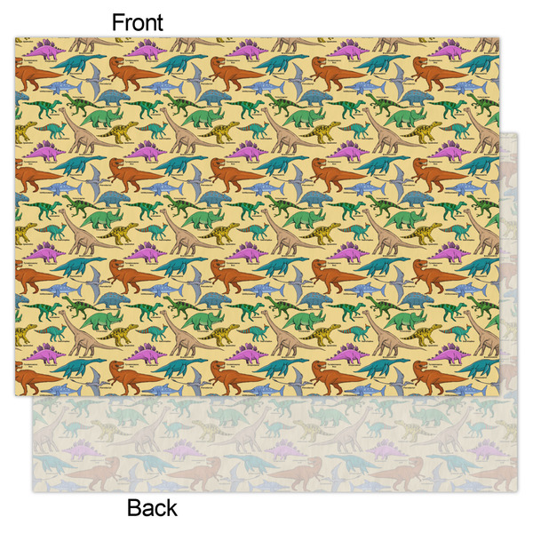 Dinosaurs Tissue Paper - Lightweight - Large - Front & Back