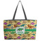 Dinosaurs Tote w/Black Handles - Front View