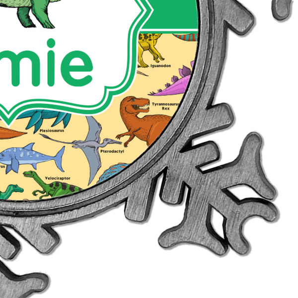 Dinosaurs Vintage Snowflake - Detail