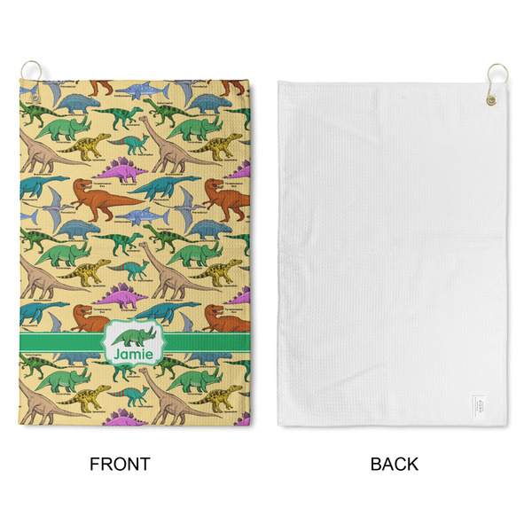Dinosaurs Waffle Weave Golf Towel - Approval