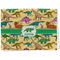 Dinosaurs Waffle Weave Towel - Full Print Style Image