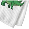 Dinosaurs Waffle Weave Towel - Closeup of Material Image