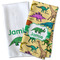 Dinosaurs Waffle Weave Towels - Two Print Styles
