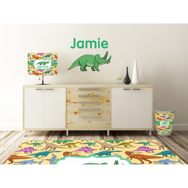 Dinosaurs Wall Graphic Decal Wooden Desk