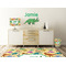 Dinosaurs Wall Graphic Decal Wooden Desk