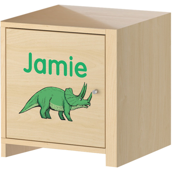 Dinosaurs Wall Graphic on Wooden Cabinet