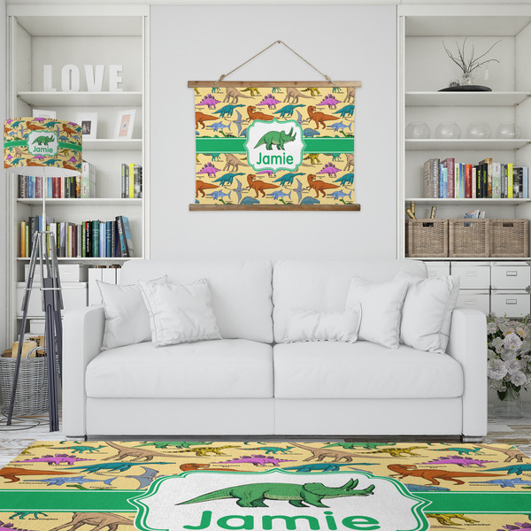Dinosaurs Wall Hanging Tapestry - IN CONTEXT
