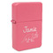 Dinosaurs Windproof Lighters - Pink - Front/Main