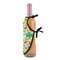 Dinosaurs Wine Bottle Apron - DETAIL WITH CLIP ON NECK