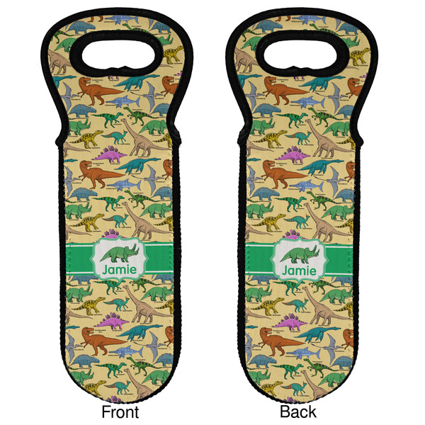 Dinosaurs Wine Tote Front & Back