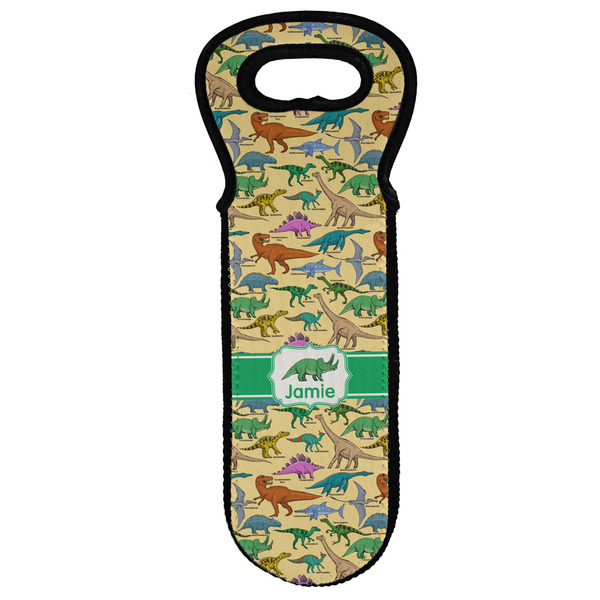 Custom Dinosaurs Wine Tote Bag (Personalized)