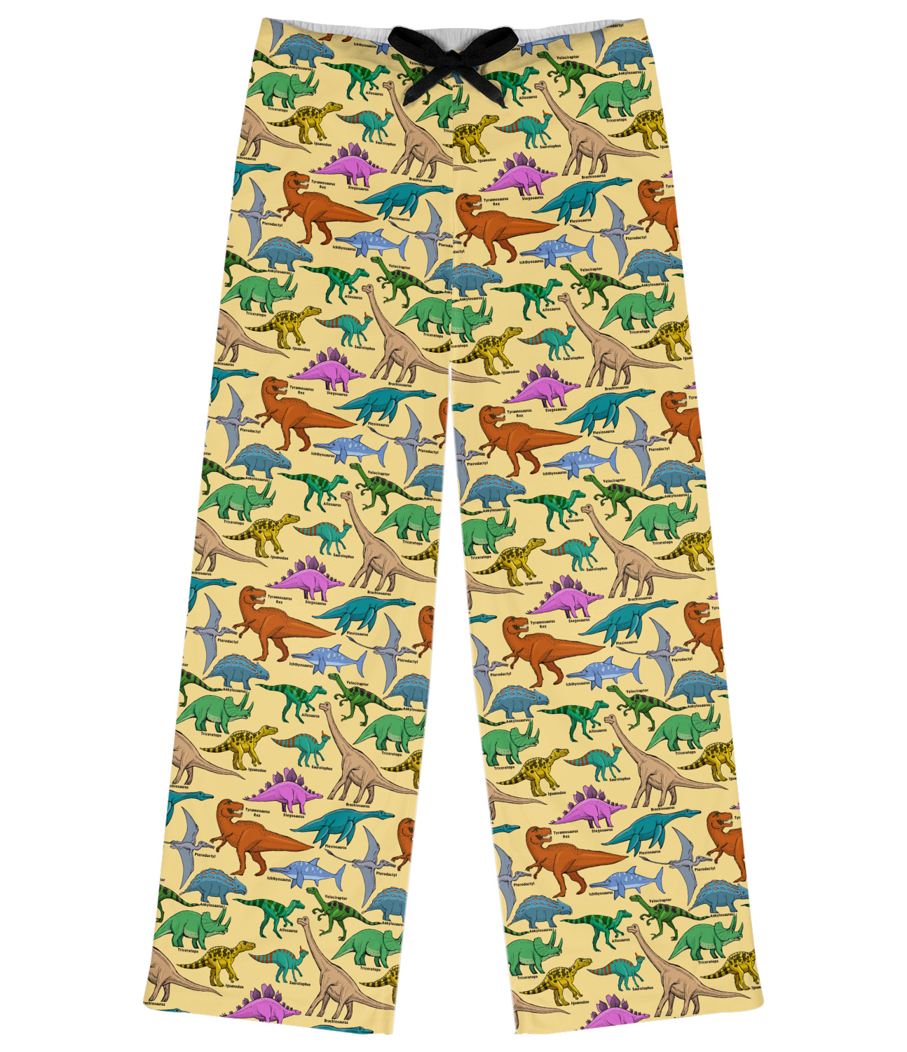 Custom Dinosaurs Womens Pajama Pants | YouCustomizeIt