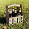 Dinosaurs Wood Beer Bottle Caddy - Lifestyle