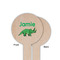 Dinosaurs Wooden 6" Food Pick - Round - Single Sided - Front & Back