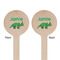 Dinosaurs Wooden 6" Stir Stick - Round - Double Sided - Front & Back