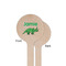 Dinosaurs Wooden 6" Stir Stick - Round - Single Sided - Front & Back