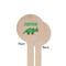 Dinosaurs Wooden 7.5" Stir Stick - Round - Single Sided - Front & Back