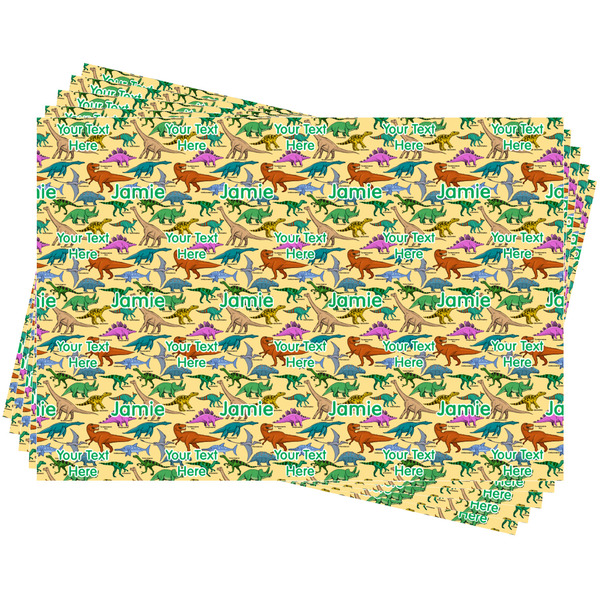 Dinosaurs Wrapping Paper - 5 Sheets Approval