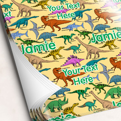 Dinosaurs Wrapping Paper Sheets - Single-Sided - 20" x 28" (Personalized)