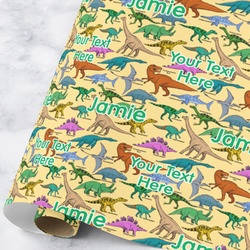Dinosaurs Wrapping Paper Roll - Large (Personalized)
