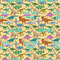 Dinosaurs Wrapping Paper Square