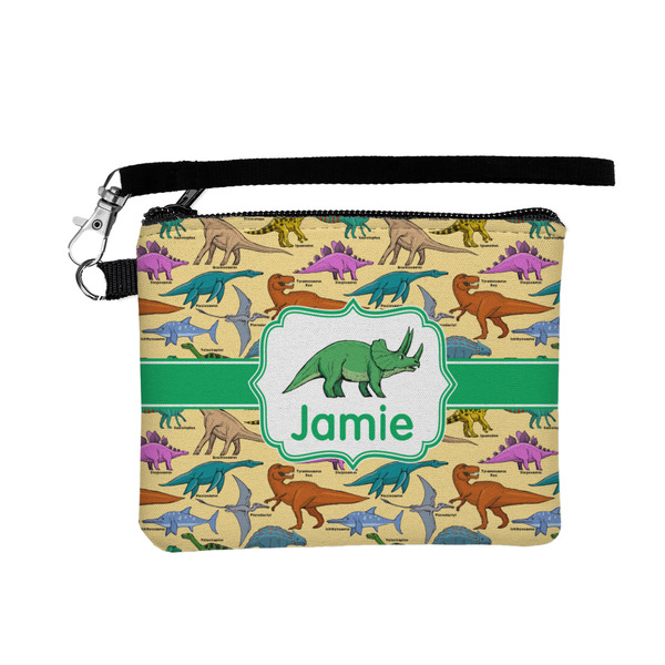 Custom Dinosaurs Wristlet ID Case w/ Name or Text