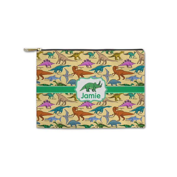 Custom Dinosaurs Zipper Pouch - Small - 8.5"x6" (Personalized)