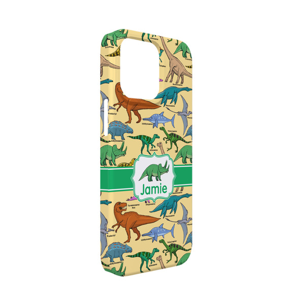 Custom Dinosaurs iPhone Case - Plastic - iPhone 13 Mini (Personalized)