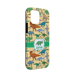 Dinosaurs iPhone Case - Rubber Lined - iPhone 13 Mini (Personalized)
