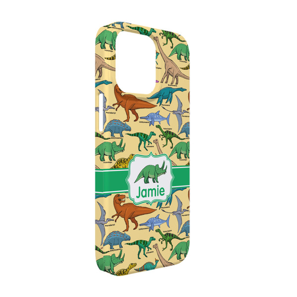 Custom Dinosaurs iPhone Case - Plastic - iPhone 13 Pro (Personalized)
