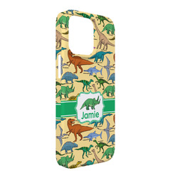 Dinosaurs iPhone Case - Plastic - iPhone 13 Pro Max (Personalized)