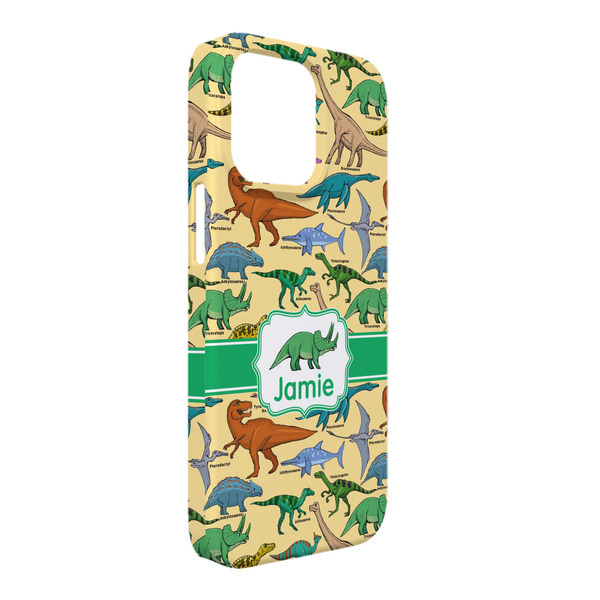 Custom Dinosaurs iPhone Case - Plastic - iPhone 13 Pro Max (Personalized)