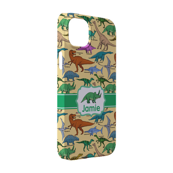 Custom Dinosaurs iPhone Case - Plastic - iPhone 14 (Personalized)