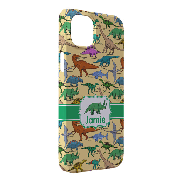 Custom Dinosaurs iPhone Case - Plastic - iPhone 14 Pro Max (Personalized)