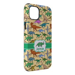 Dinosaurs iPhone Case - Rubber Lined - iPhone 14 Pro Max (Personalized)
