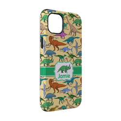 Dinosaurs iPhone Case - Rubber Lined - iPhone 14 (Personalized)