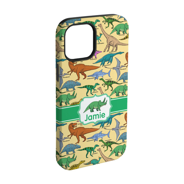 Custom Dinosaurs iPhone Case - Rubber Lined - iPhone 15 (Personalized)