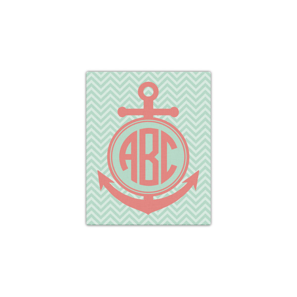 Chevron & Anchor 11x14 - Canvas Print - Front View