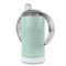 Chevron & Anchor 12 oz Stainless Steel Sippy Cups - FULL (back angle)