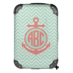 Chevron & Anchor Kids Hard Shell Backpack (Personalized)