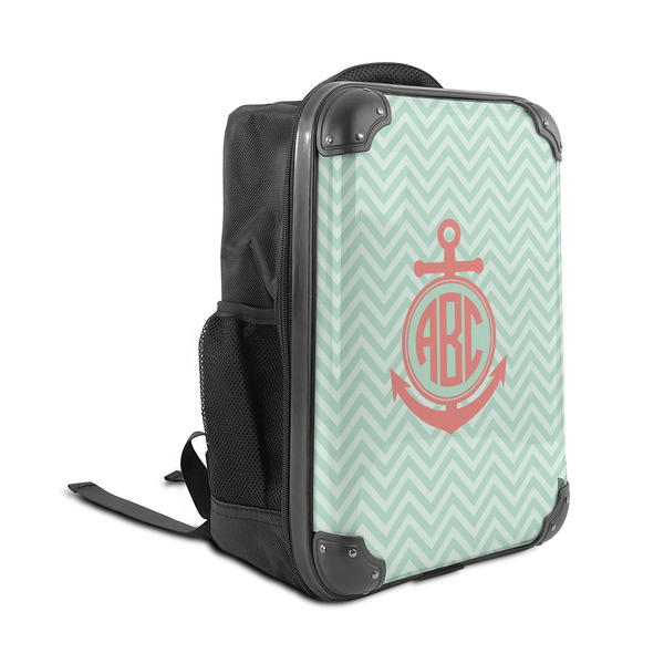 Chevron & Anchor 15" Backpack - ANGLE VIEW