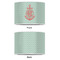 Chevron & Anchor 16" Drum Lampshade - APPROVAL (Poly Film)